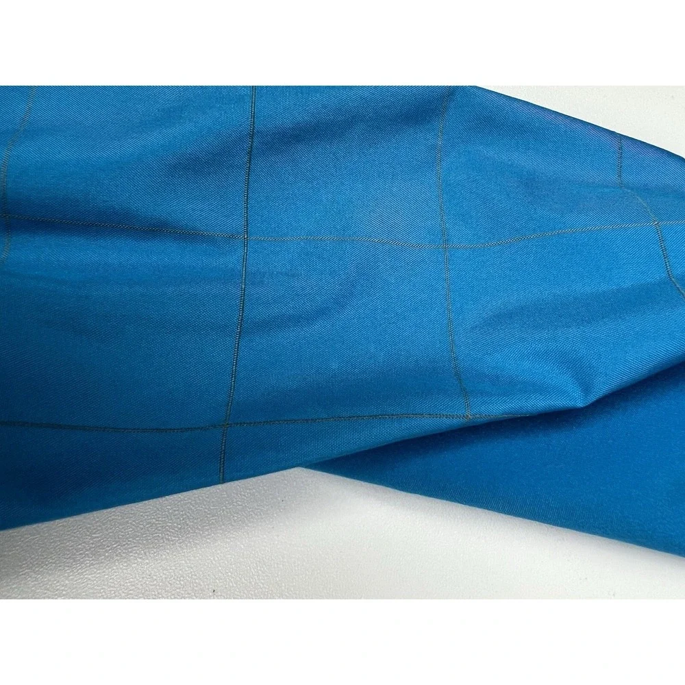 Adidas Running Boston Marathon 2014 Blue Reflective Zip Wind Jacket Men's M